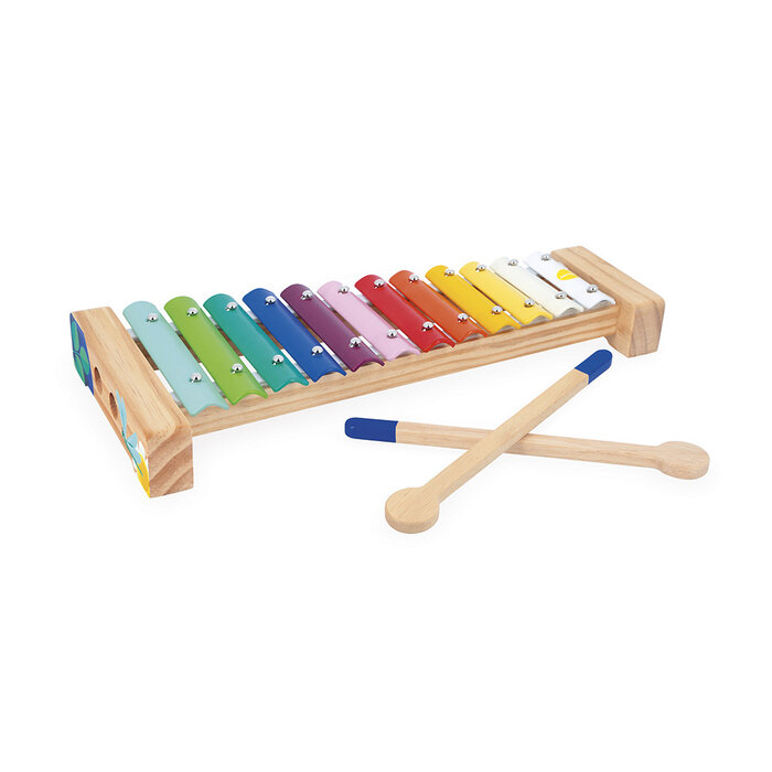 Janod Houten en metalen xylofoon
