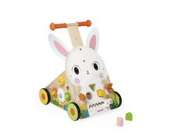 Janod Houten loopwagen - Konijn