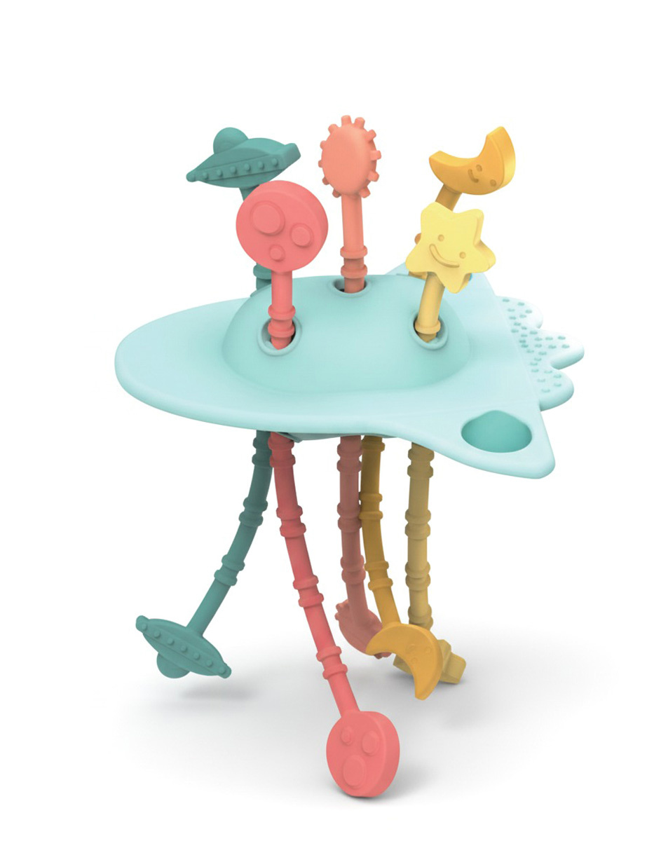 Little L Sensorisch speelgoed - raket met tentakels