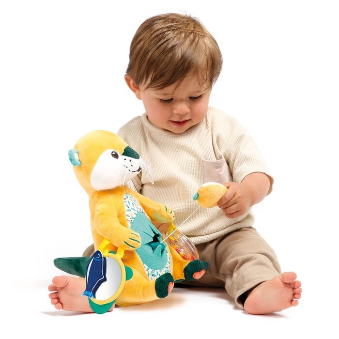Ludi Activiteiten knuffel - mama otter