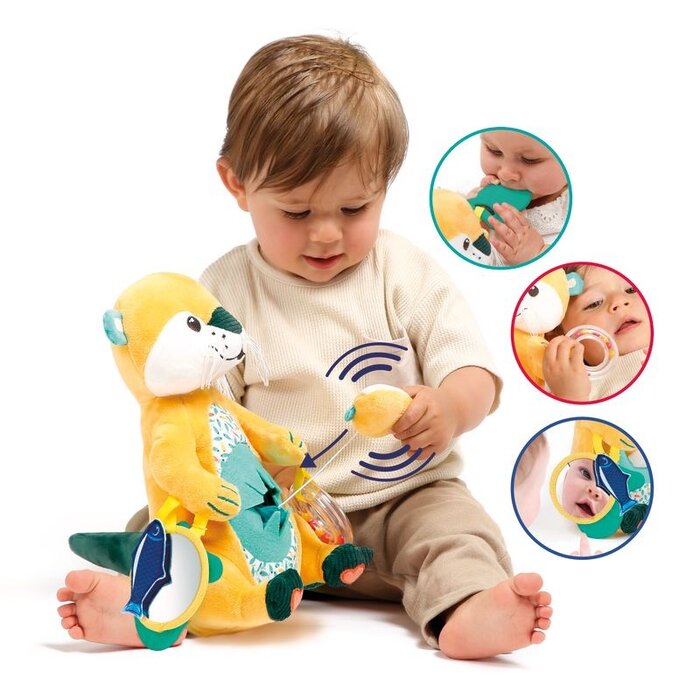 Ludi Activiteiten knuffel - mama otter
