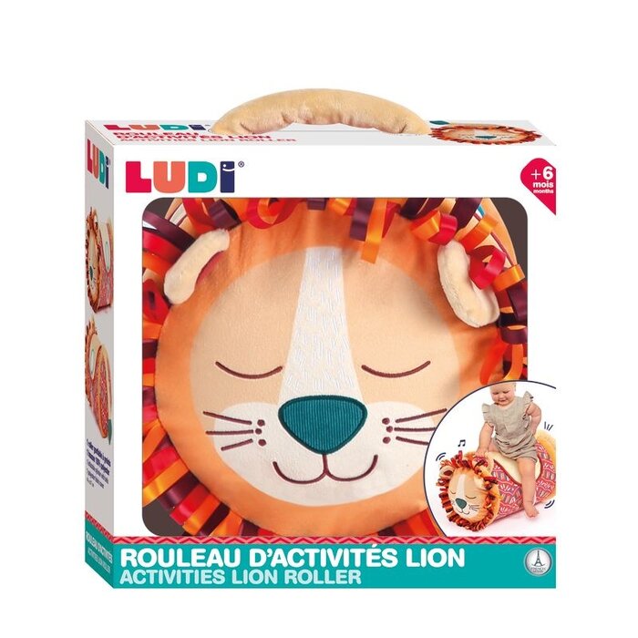 Ludi Sensorisch speelgoed - baby/activiteitenroller - leeuw
