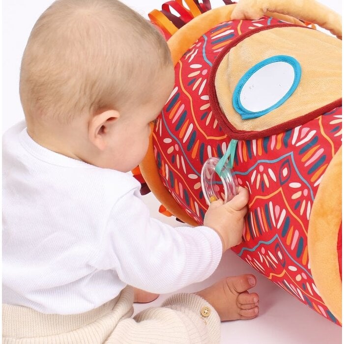Ludi Sensorisch speelgoed - baby/activiteitenroller - leeuw