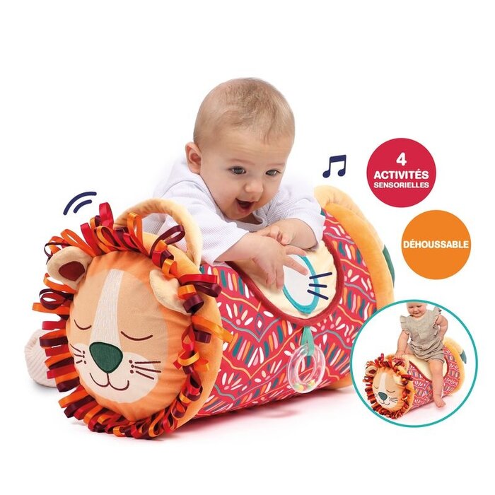 Ludi Sensorisch speelgoed - baby/activiteitenroller - leeuw