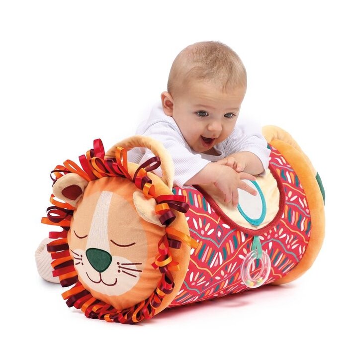 Ludi Sensorisch speelgoed - baby/activiteitenroller - leeuw