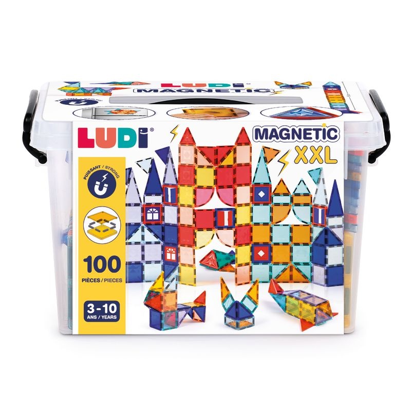 Ludi Magnetische tegels - 100-delig