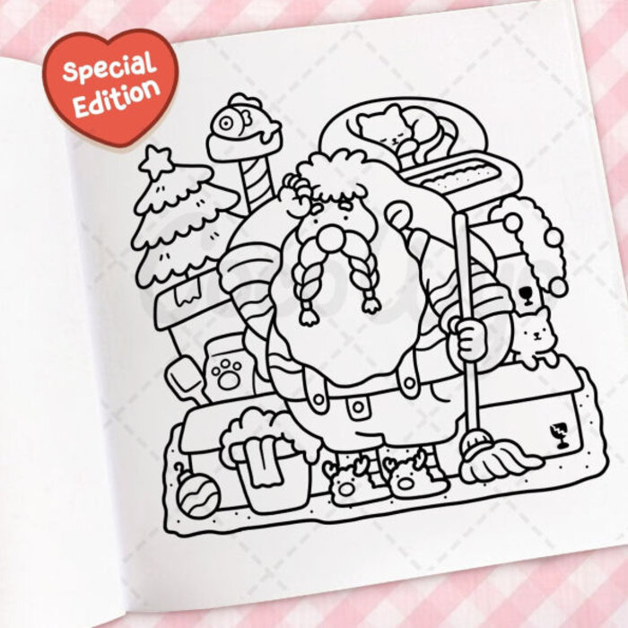 Deltas Cozy Christmas - cute & comfy kleurboek