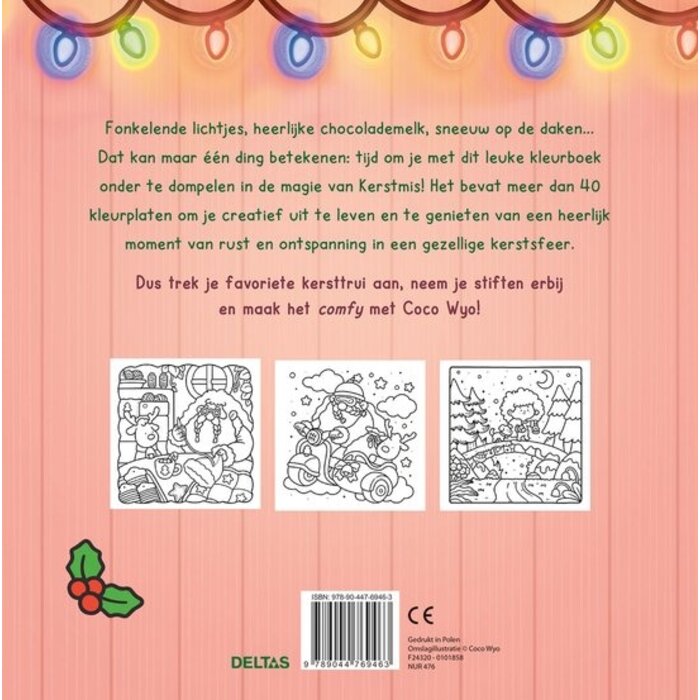 Deltas Cozy Christmas - cute & comfy kleurboek