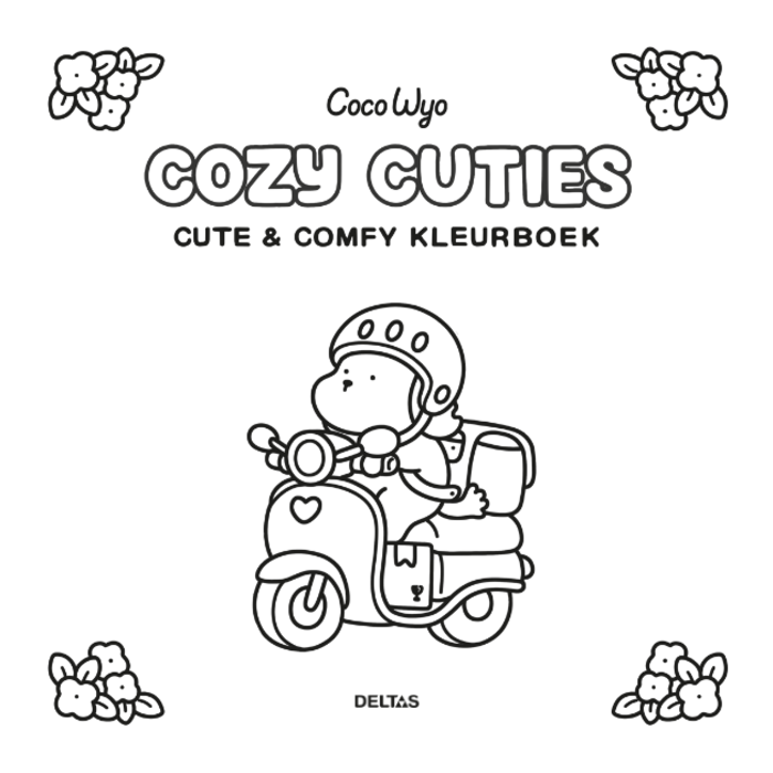 Deltas Cute & comfy kleurboek - cozy cuties