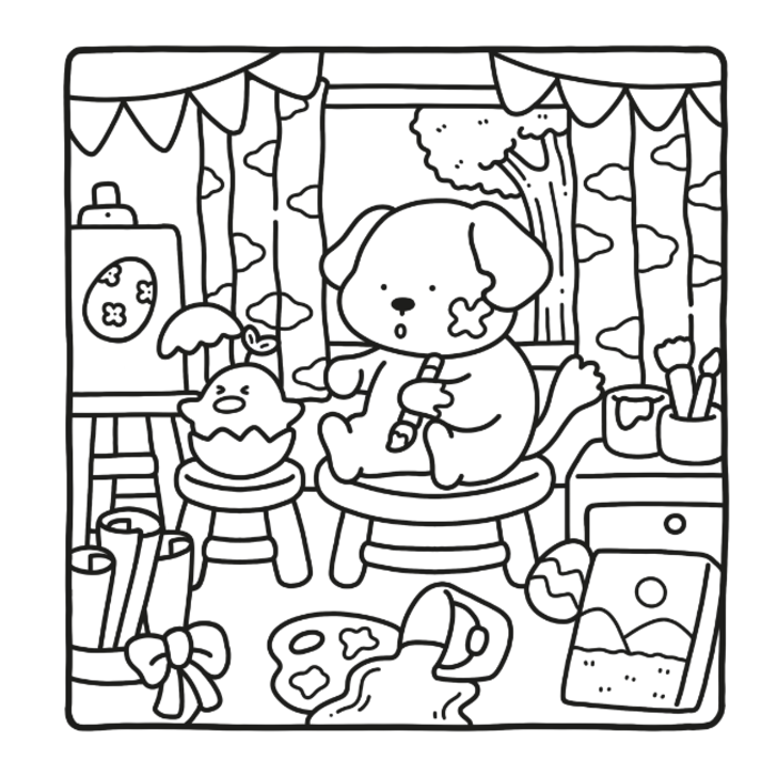 Deltas Cute & comfy kleurboek - cozy cuties