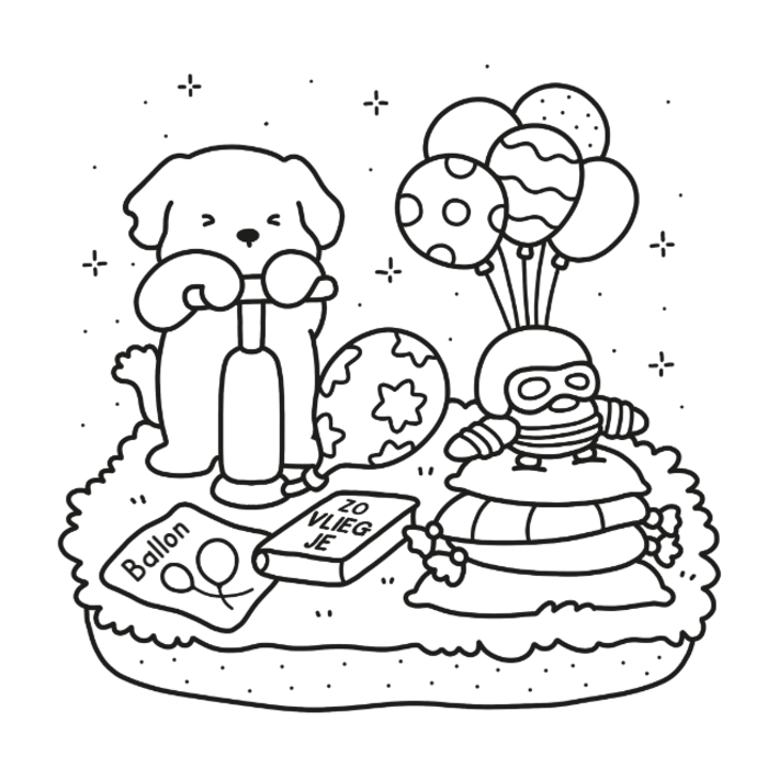 Deltas Cute & comfy kleurboek - cozy cuties