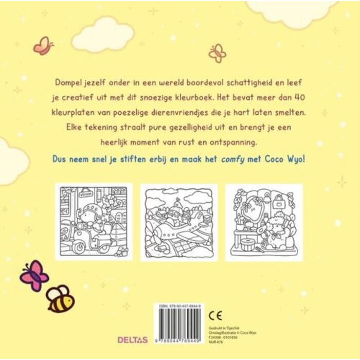 Deltas Cosy cuties - cute & comfy kleurboek