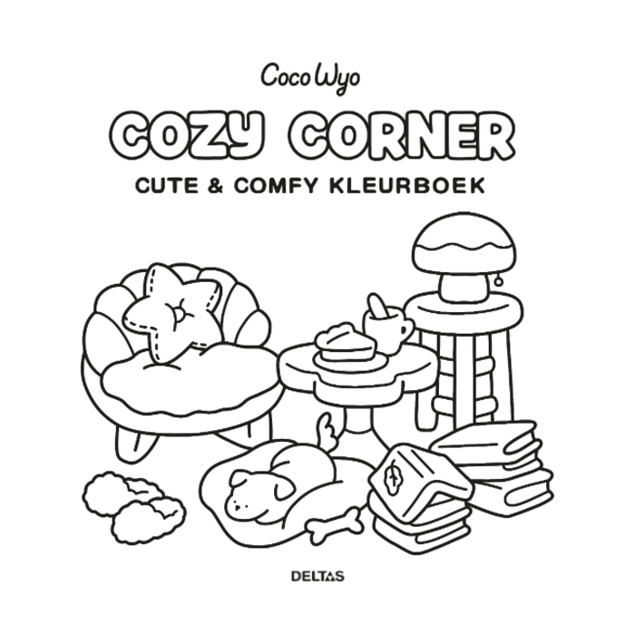 Deltas Cozy corner - cute & comfy kleurboek