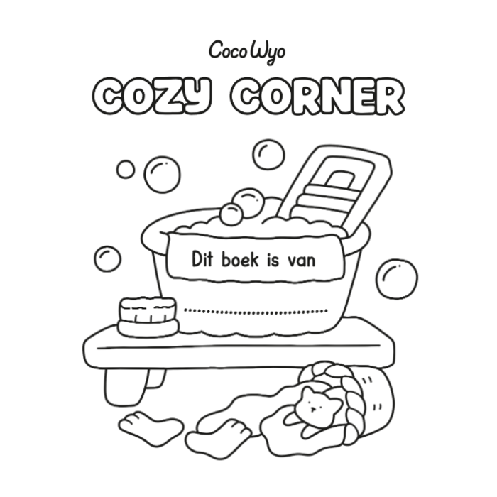 Deltas Cozy corner - cute & comfy kleurboek