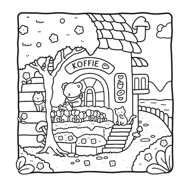 Deltas Cozy corner - cute & comfy kleurboek