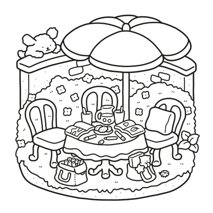 Deltas Cute & comfy kleurboek - cozy corner