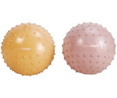 Find that hippo Sensorische ballen - rozebruin en roodbruin 15 cm.