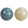 Sensorische ballen - metallic blauw en kaki