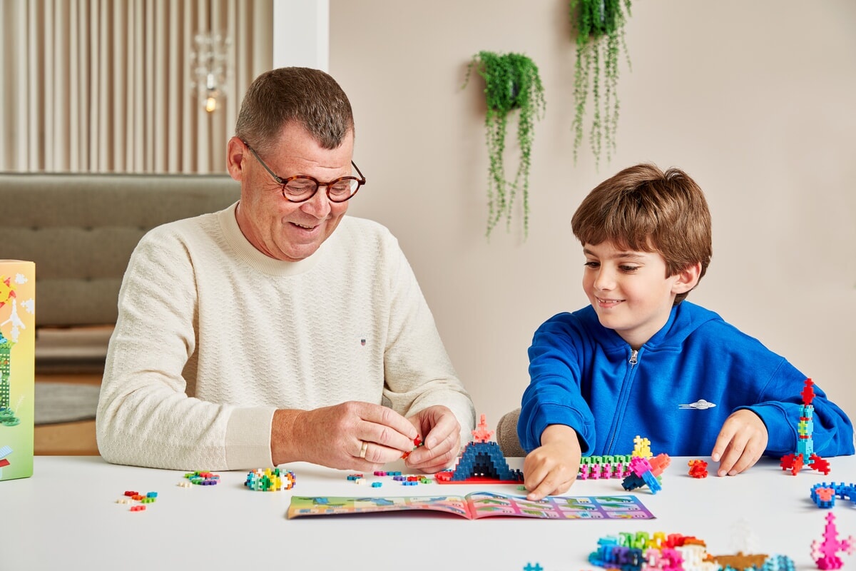 Plus-Plus Mini - learn to build, kleurrijke super set