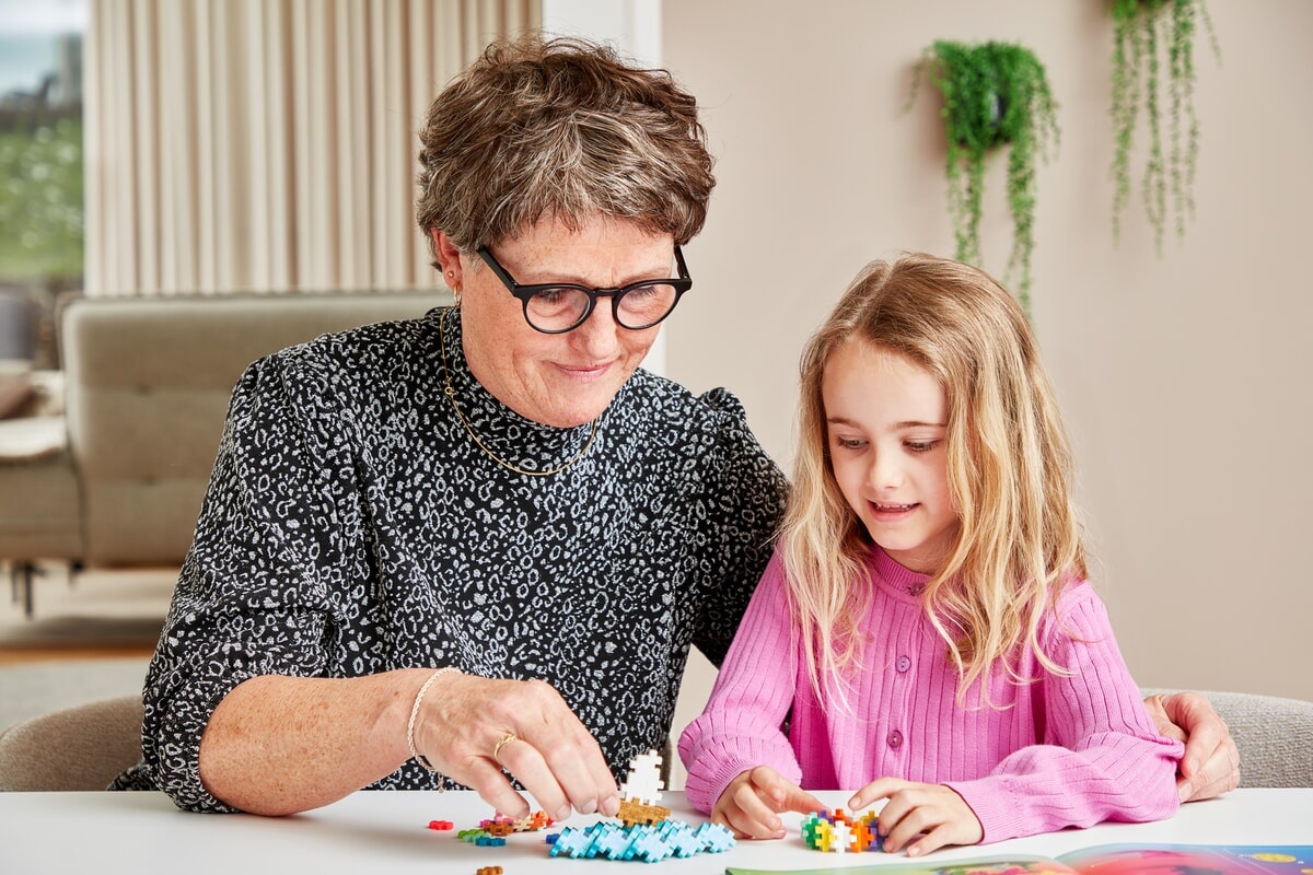 Plus-Plus Mini - learn to build, kleurrijke super set