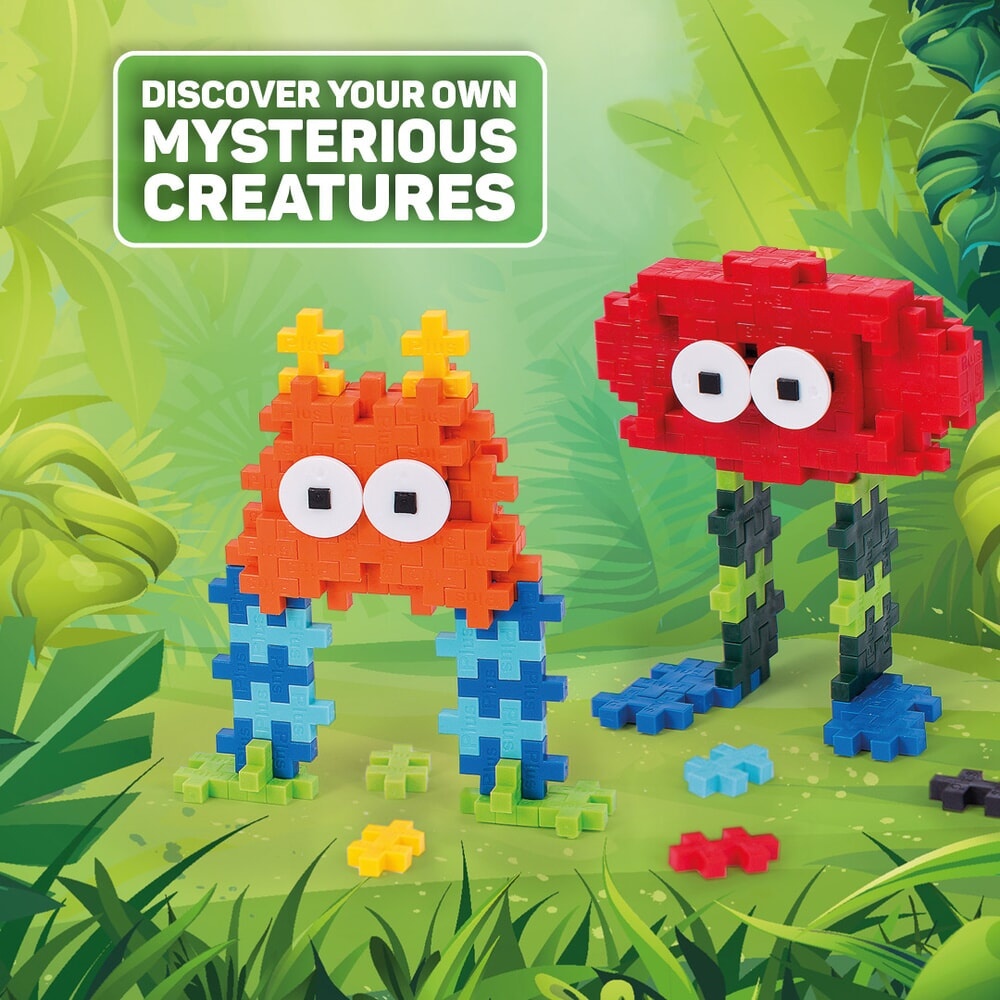 Plus-Plus Mini Basic - learn to build - monsters 240 stuks