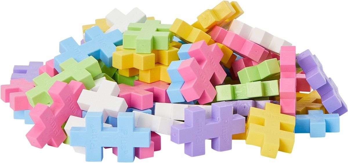 Plus-Plus Big pastel - opbergbox 70 stuks