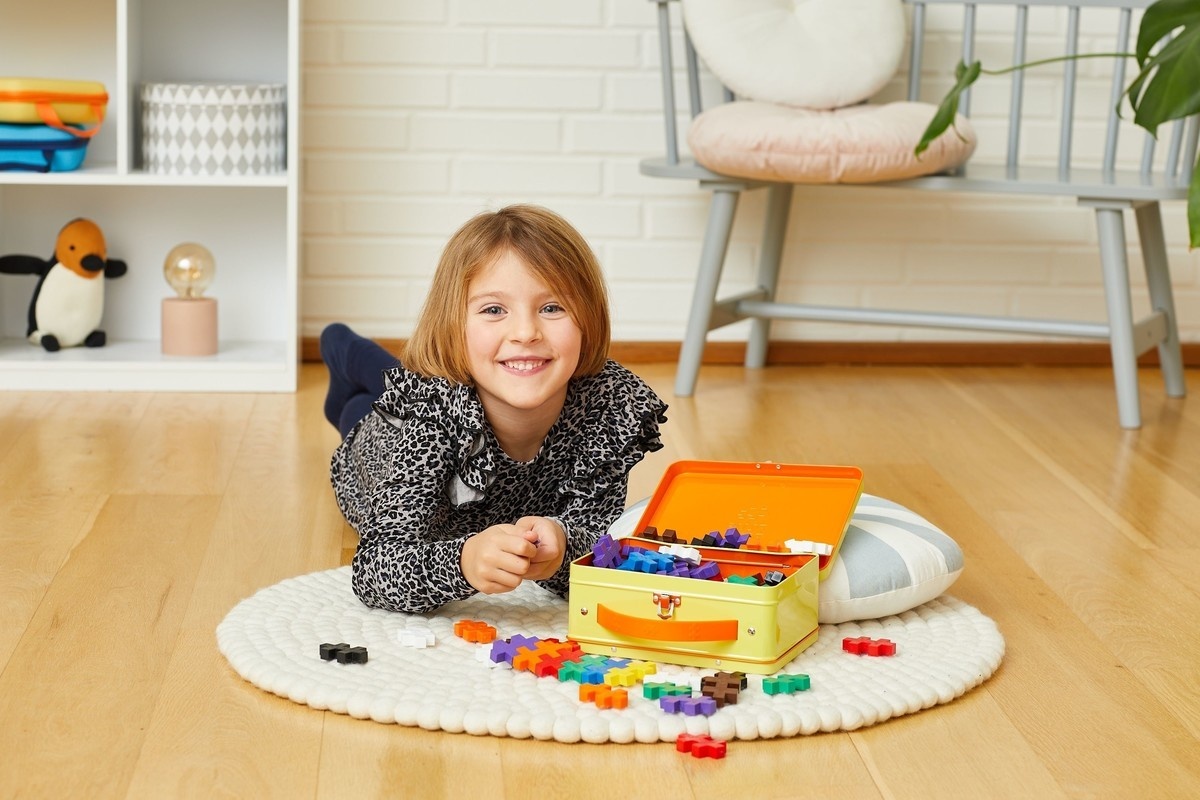 Plus-Plus Big basic - opbergbox 70 stuks