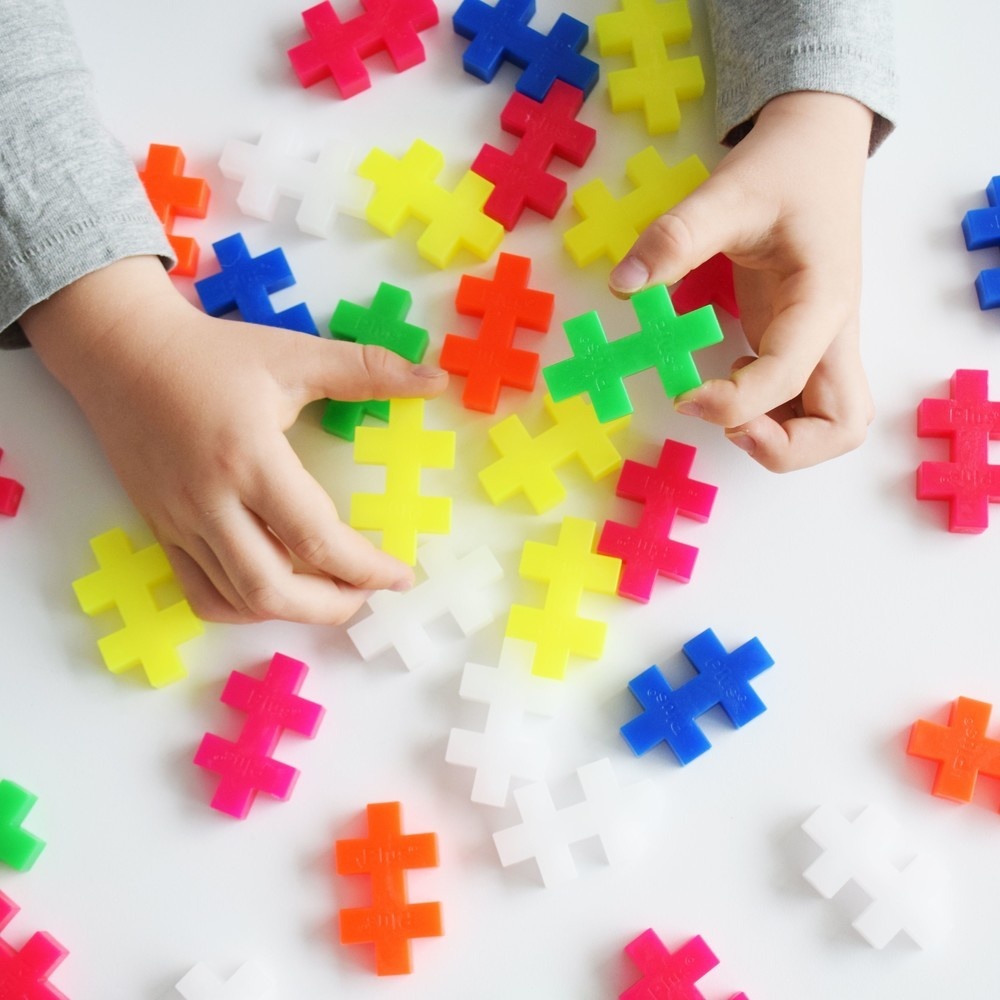 Plus-Plus Big neon - 100 stuks