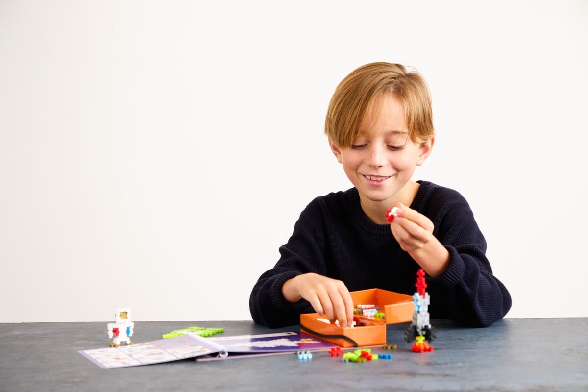 Plus-Plus puzzelen op nummer - ruimte 125 stuks