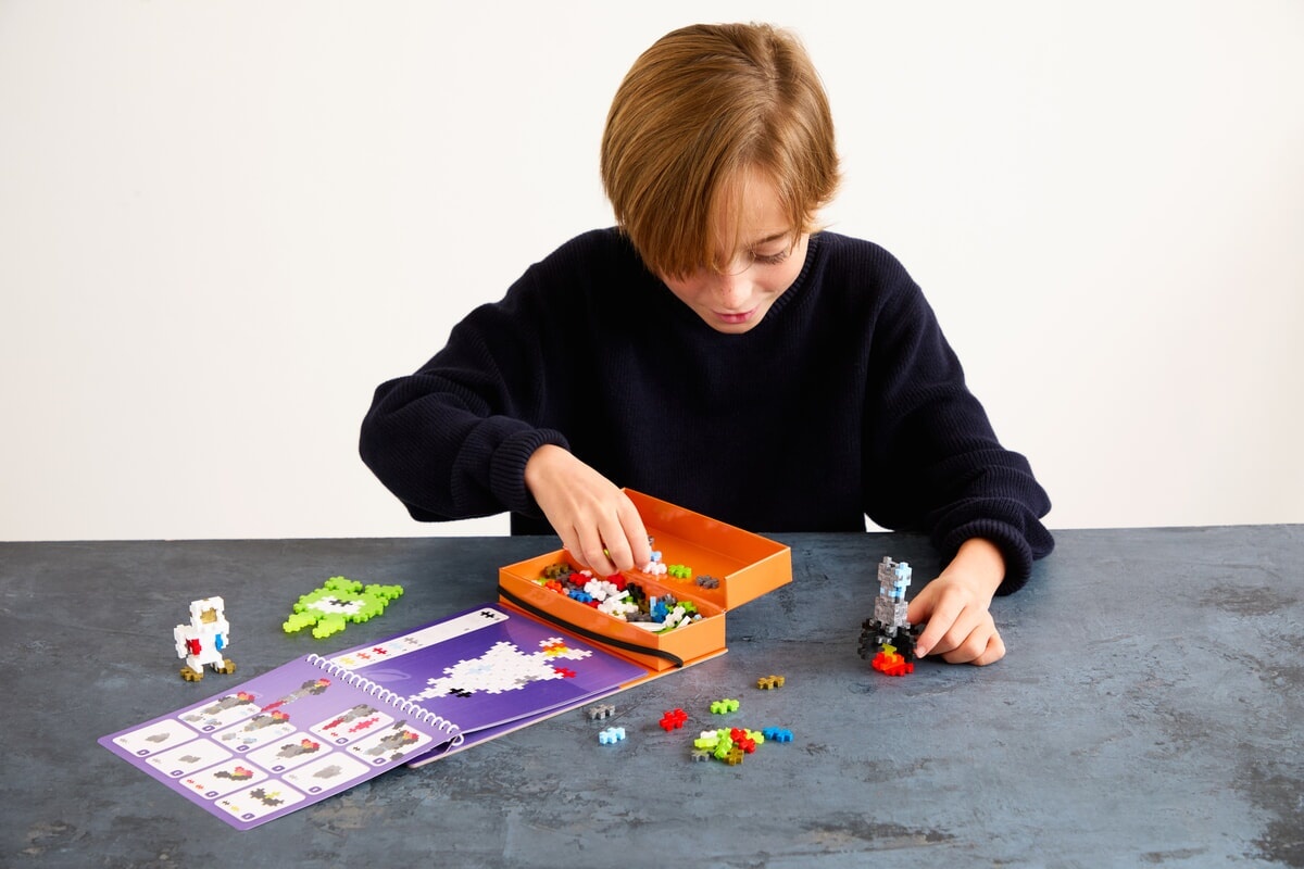 Plus-Plus puzzelen op nummer - ruimte 125 stuks