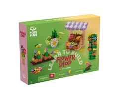 Plus-Plus Mini - learn to build, flower shop - 600 stukjes + 2 bouwplaten