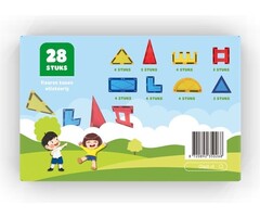 Gladi Magnetische tegels - 28 delig (speciale tegels)