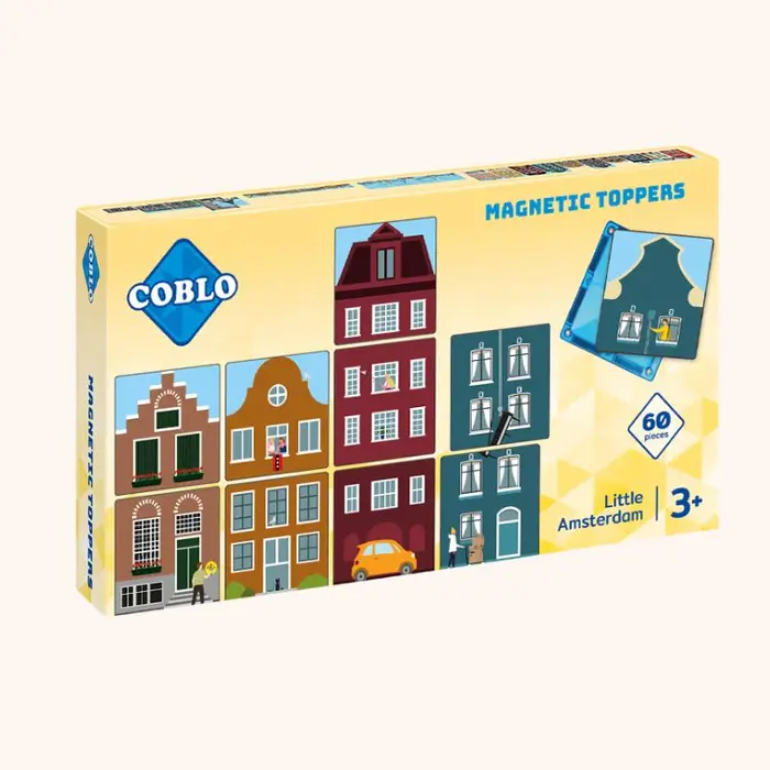 Coblo Magnetische tegels - Toppers little Amsterdam - 60 stuks