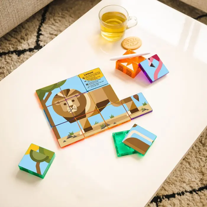 Coblo Magnetische tegels - Toppers Dieren - 60 stuks