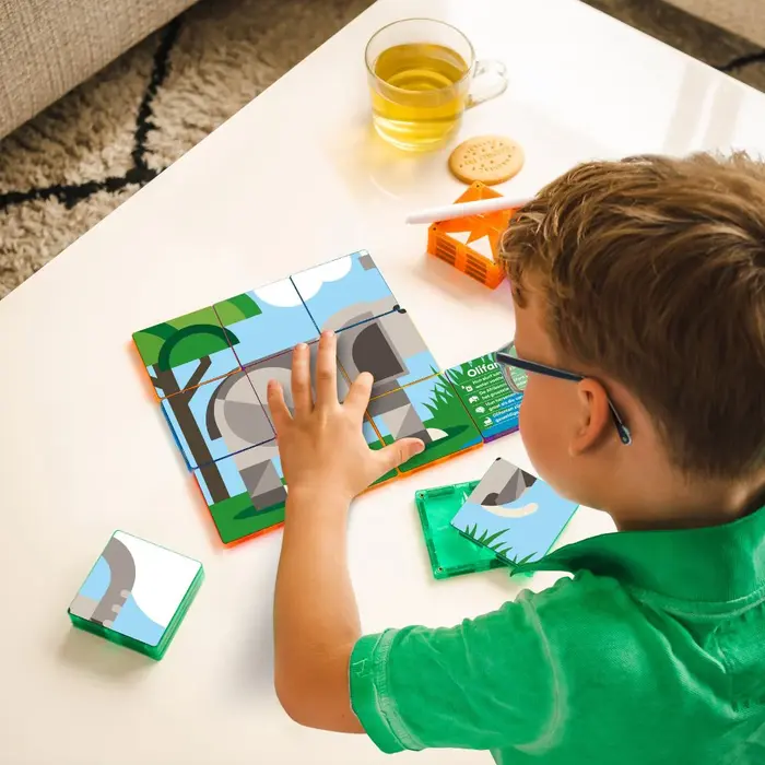 Coblo Magnetische tegels - Toppers Dieren - 60 stuks