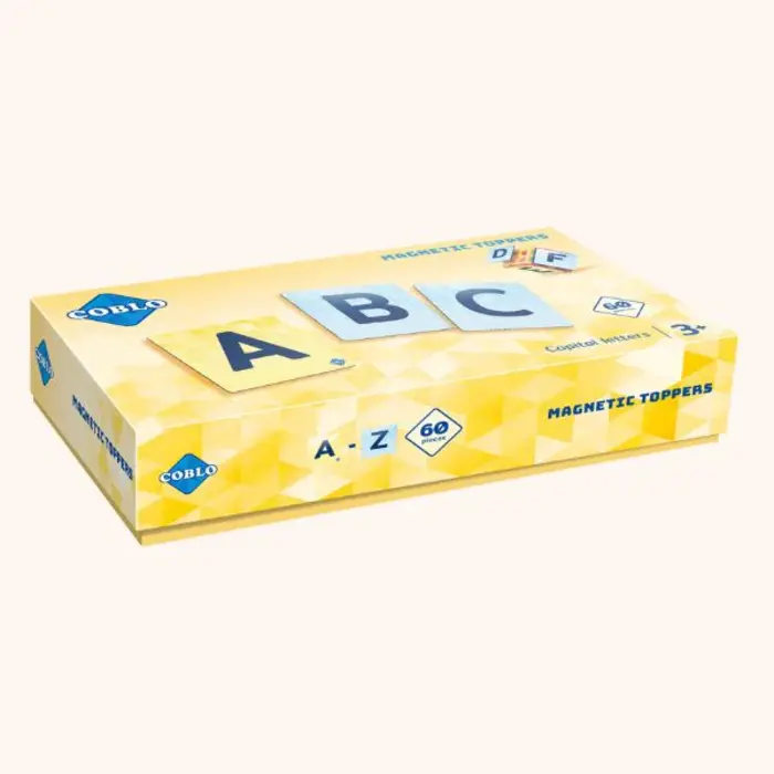 Coblo Magnetische tegels - Toppers Hoofdletters - 60 stuks