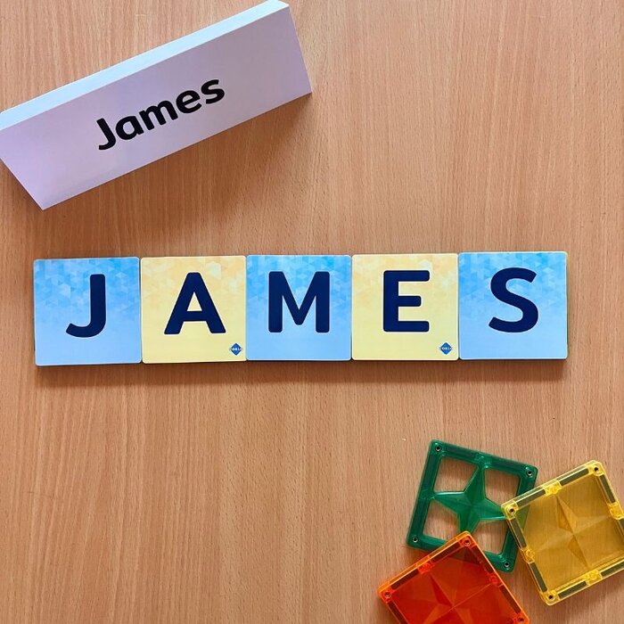Coblo Magnetische tegels - Toppers Hoofdletters - 60 stuks