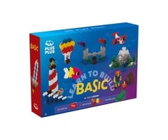 Plus-Plus Mini Basic - learn to build - 600 stuks + 2 grondplaten