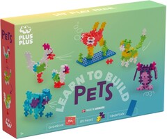 Plus-Plus Mini - learn to build, dieren - 275 stukjes en een bouwplaat