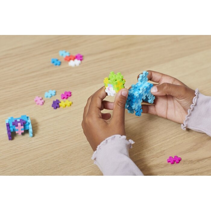 Plus-Plus Mini - learn to build, dieren - 275 stukjes en een bouwplaat