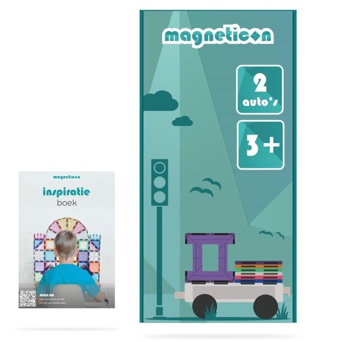 Magneticon Auto onderstellen 2 stuks - transparant