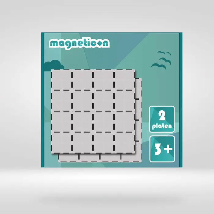 Magneticon Basisplaten 2 stuks - transparant