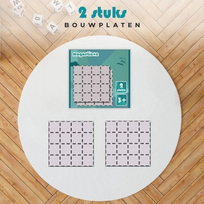 Magneticon Basisplaten 2 stuks - transparant