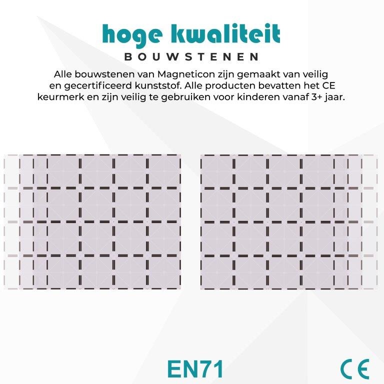 Magneticon Basisplaten 2 stuks - transparant