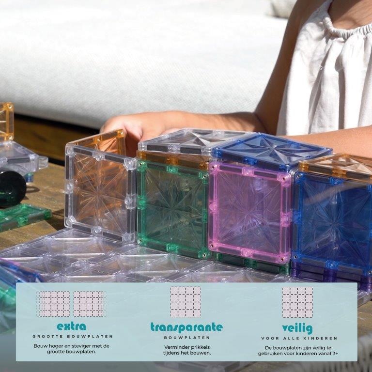 Magneticon Basisplaten 2 stuks - transparant