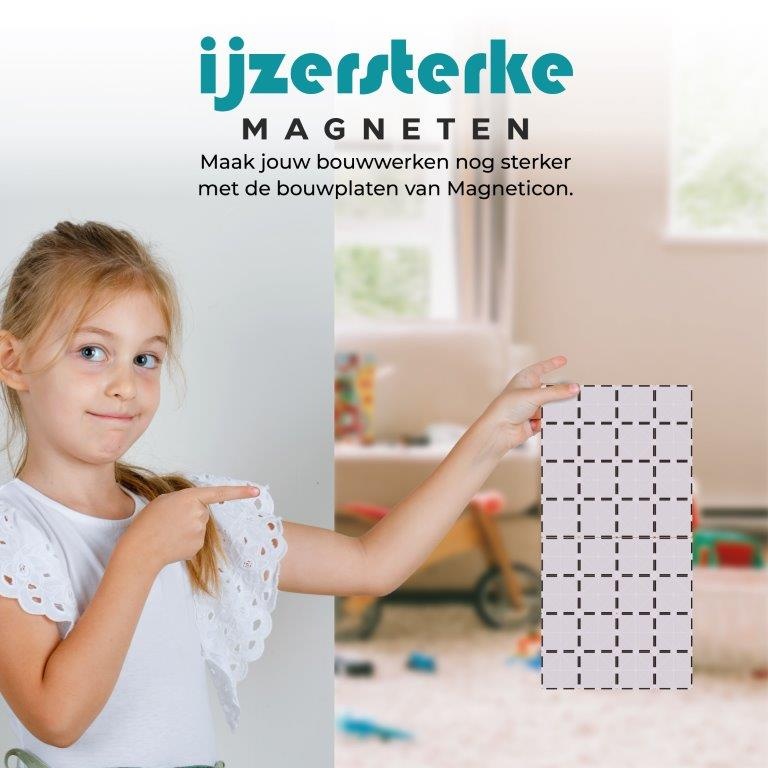 Magneticon Basisplaten 2 stuks - transparant