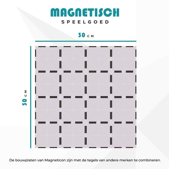 Magneticon Basisplaten 2 stuks - transparant