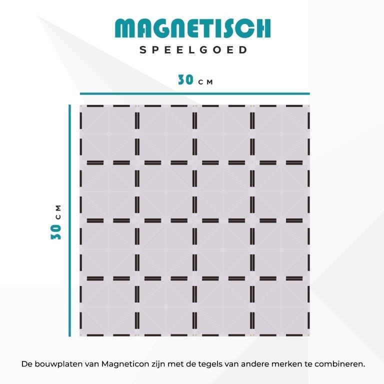 Magneticon Basisplaten 2 stuks - transparant