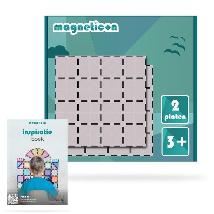 Magneticon Basisplaten 2 stuks - transparant