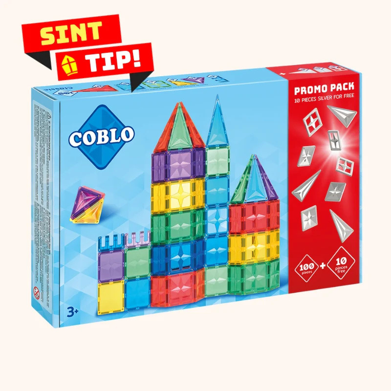 Coblo Classic - 100 stuks - Promotie deal: 10 zilveren stenen gratis!